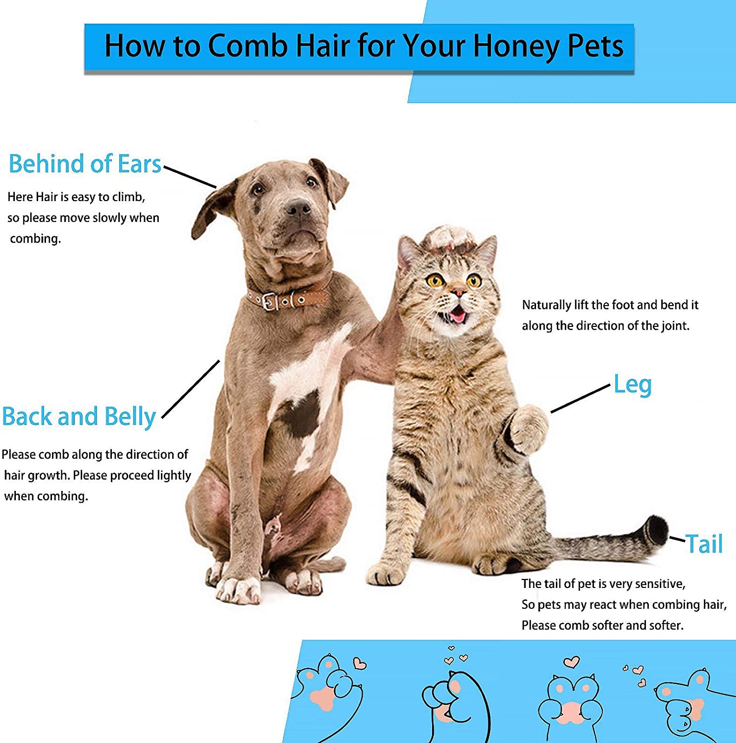 Pet Hair Grooming Brush